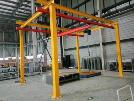 OEM KBK تعليق جسر كرين سقف مثبت على حامل 3.2 طن لمحطة العمل