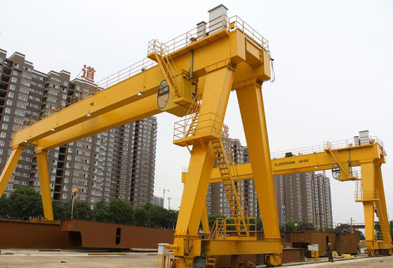 42M Span Trussed نوع رافعة جسرية سعة 75 طن في حوض بناء السفن