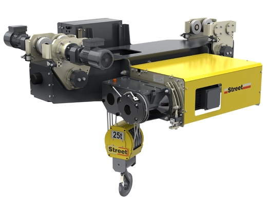 ABM Motor FEM 5Ton Single Beam European Overhead Crane مع عربة كهربائية