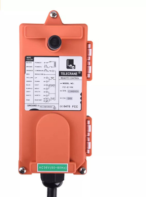 F21-E1B AC36V DC12-24V 6 زر تحكم عن بعد لاسلكي صناعي عالمي للرافعة