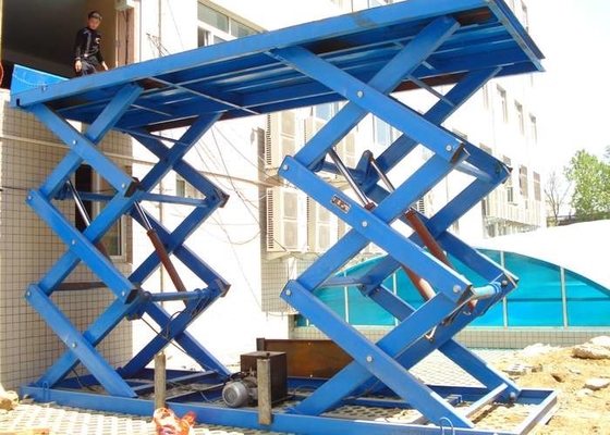 SANTO ثابت هيدروليكي 3 طن مقصية 5.5KW مصعد كهربائي للبناء