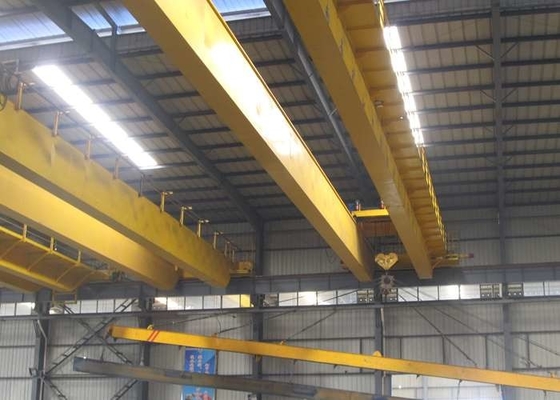 32ton Double Speed ​​Overhead Hoist Trolley Crane لرفع الملف