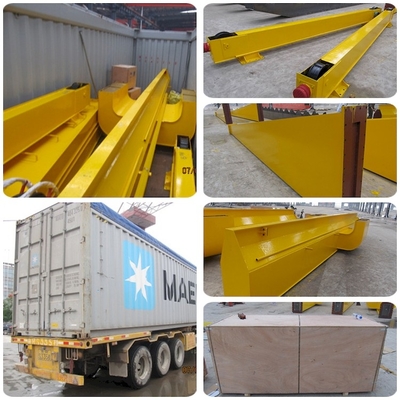 16ton A رافعة جسرية رفع الإطار مع رافعة كهربائية MD لرفع لوحة الخرسانة