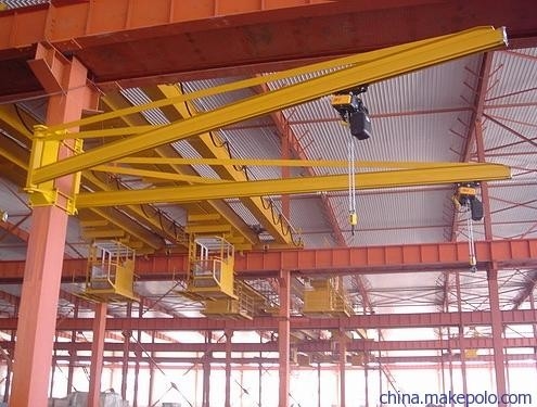 BZ0.5 إلى BZ8 Dock Wall Travelling الرافعات الرافعة الحركة الطويلة بدون مساحة أرضية