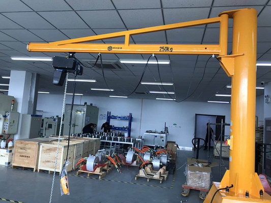 محطات العمل 20t 0.5t الطابق الخيالة رافعة بسيطة التركيب رافعة دوارة مرفاع