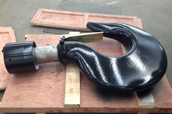 ISO FEM DIN Crane Spare Parts Hook Block Assembly مع بكرة الحزم