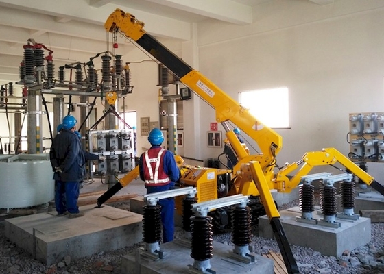 2.2t رافعة العنكبوت التحكم عن بعد لاسلكي للمنطقة غير المستوية