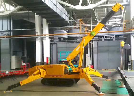 تلسكوبي بوم 1T-8T البسيطة العنكبوت كرين مع سهام مستوى السيارات