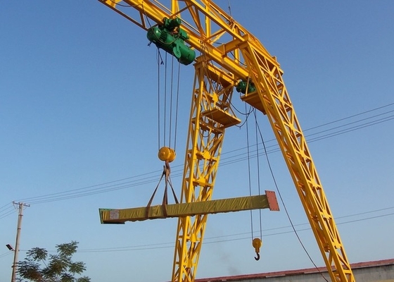 5 طن رافعة جسرية متحركة مع رافعة كهربائية في الهواء الطلق باستخدام Wirerope