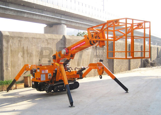 2.2t رافعة العنكبوت التحكم عن بعد لاسلكي للمنطقة غير المستوية