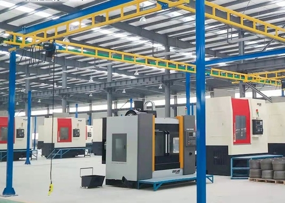 380V 50Hz عملية مرنة KBK Crane Workstation 2T مغلقة المسار كرين