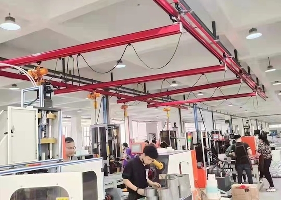 380V 50Hz عملية مرنة KBK Crane Workstation 2T مغلقة المسار كرين