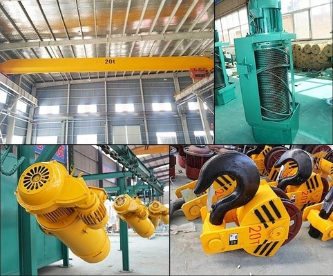 CD 3.2Ton رافعة كهربائية مطابقة مع رافعة جسرية أحادية العارضة