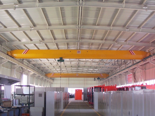 ورشة الهيكل الفولاذي Ld Model Single Girder Hoist Crane 5 Ton Bridge Crane