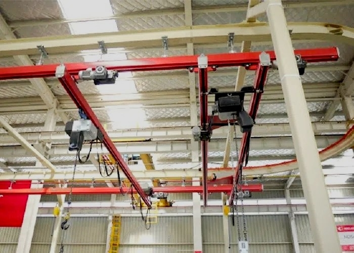 1T إلى 3.2T KBK نظام الرافعة الخفيفة KBK أنظمة الرفع لمحطة العمل